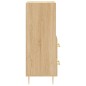 vidaXL Aparador madera contrachapada color roble Sonoma 34,5x34x90 cm vidaXL Aparador madera contrachapada color roble Sonoma 34,5x34x90 cm