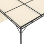 vidaXL Cenador de jardín con cortina lateral color crema 3x3x2,25 m vidaXL Cenador de jardín con cortina lateral color crema 3x3x2,25 m