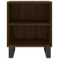 vidaXL Mesita de noche 2 uds madera ingeniería roble marrón 40x30x50cm vidaXL Mesita de noche 2 uds madera ingeniería roble marrón 40x30x50cm