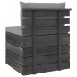 vidaXL Muebles de jardín de palets 2 piezas cojines madera maciza pino vidaXL Muebles de jardín de palets 2 piezas cojines madera maciza pino