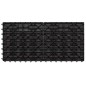 vidaXL Baldosas de porche 6 uds WPC marrón oscuro 60x30 cm 1,08 m² vidaXL Baldosas de porche 6 uds WPC marrón oscuro 60x30 cm 1,08 m²