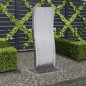 vidaXL Fuente de jardín curvada con bomba acero inoxidable 90 cm vidaXL Fuente de jardín curvada con bomba acero inoxidable 90 cm
