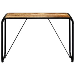 vidaXL Mesa de comedor madera maciza de mango sin tratar 118x60x76 cm