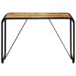 vidaXL Mesa de comedor madera maciza de mango sin tratar 118x60x76 cm vidaXL Mesa de comedor madera maciza de mango sin tratar 118x60x76 cm