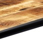 vidaXL Mesa de comedor madera maciza de mango sin tratar 118x60x76 cm vidaXL Mesa de comedor madera maciza de mango sin tratar 118x60x76 cm