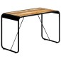 vidaXL Mesa de comedor madera maciza de mango sin tratar 118x60x76 cm vidaXL Mesa de comedor madera maciza de mango sin tratar 118x60x76 cm