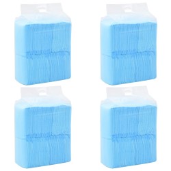 vidaXL Empapadores para mascota 400 unidades 60x60 cm textil no tejido