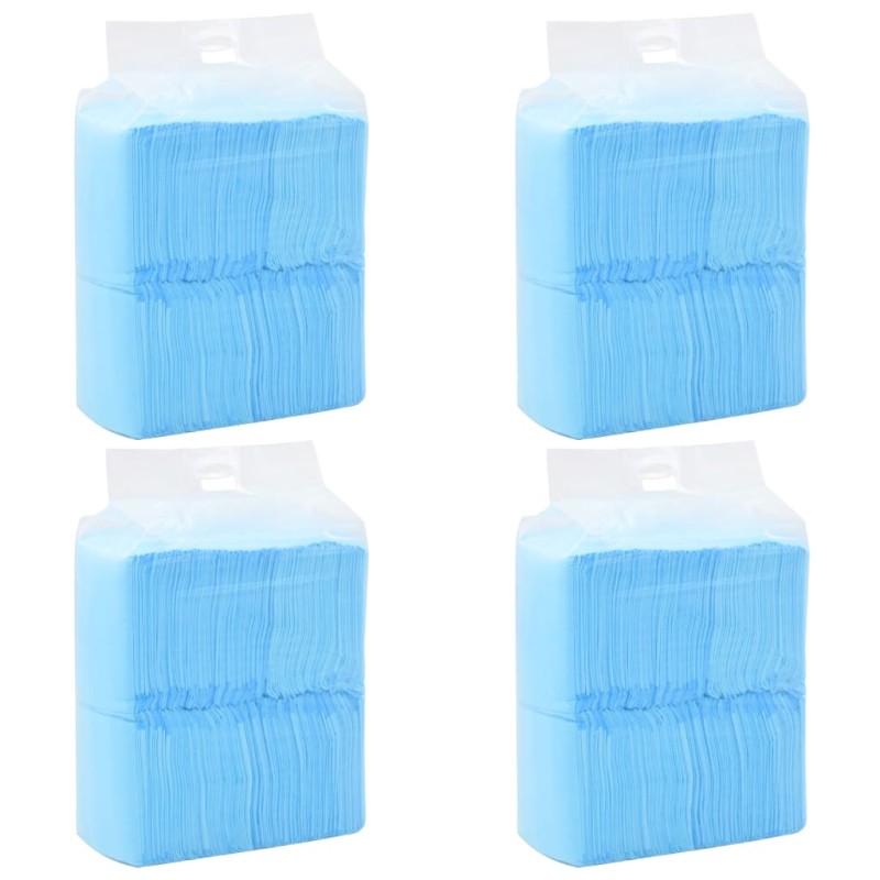 vidaXL Empapadores para mascota 400 unidades 60x60 cm textil no tejido