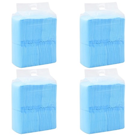 vidaXL Empapadores para mascota 400 unidades 60x60 cm textil no tejido