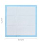 vidaXL Empapadores para mascota 400 unidades 60x60 cm textil no tejido