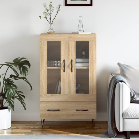vidaXL Aparador alto madera de ingeniería roble Sonoma 69,5x31x115 cm