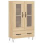 vidaXL Aparador alto madera de ingeniería roble Sonoma 69,5x31x115 cm vidaXL Aparador alto madera de ingeniería roble Sonoma 69,5x31x115 cm