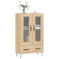 vidaXL Aparador alto madera de ingeniería roble Sonoma 69,5x31x115 cm vidaXL Aparador alto madera de ingeniería roble Sonoma 69,5x31x115 cm