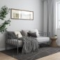 vidaXL Estructura de sofá cama de metal gris 90x200 cm vidaXL Estructura de sofá cama de metal gris 90x200 cm