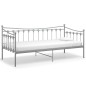 vidaXL Estructura de sofá cama de metal gris 90x200 cm vidaXL Estructura de sofá cama de metal gris 90x200 cm