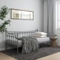 vidaXL Estructura de sofá cama de metal gris 90x200 cm vidaXL Estructura de sofá cama de metal gris 90x200 cm