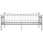 vidaXL Estructura de sofá cama de metal gris 90x200 cm vidaXL Estructura de sofá cama de metal gris 90x200 cm