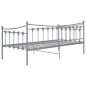 vidaXL Estructura de sofá cama de metal gris 90x200 cm vidaXL Estructura de sofá cama de metal gris 90x200 cm