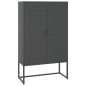 vidaXL Aparador de acero antracita 80x35x135 cm vidaXL Aparador de acero antracita 80x35x135 cm