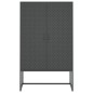 vidaXL Aparador de acero antracita 80x35x135 cm vidaXL Aparador de acero antracita 80x35x135 cm