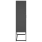 vidaXL Aparador de acero antracita 80x35x135 cm vidaXL Aparador de acero antracita 80x35x135 cm