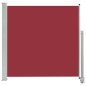 vidaXL Toldo lateral retráctil de jardín rojo 160x300 cm vidaXL Toldo lateral retráctil de jardín rojo 160x300 cm