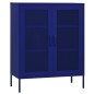 vidaXL Armario de almacenamiento acero azul marino 80x35x101,5 cm vidaXL Armario de almacenamiento acero azul marino 80x35x101,5 cm