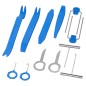 Set de 12 piezas para desmontar la radio del vehículo, ProPlus 590114 Set de 12 piezas para desmontar la radio del vehículo, ProPlus 590114