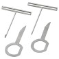 Set de 12 piezas para desmontar la radio del vehículo, ProPlus 590114 Set de 12 piezas para desmontar la radio del vehículo, ProPlus 590114