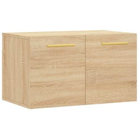 vidaXL Armario de pared madera ingeniería roble Sonoma 60x36,5x35 cm