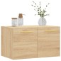 vidaXL Armario de pared madera ingeniería roble Sonoma 60x36,5x35 cm vidaXL Armario de pared madera ingeniería roble Sonoma 60x36,5x35 cm