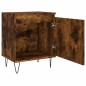 vidaXL Mesitas de noche 2 uds madera ingeniería roble humo 40x30x50 cm vidaXL Mesitas de noche 2 uds madera ingeniería roble humo 40x30x50 cm