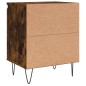 vidaXL Mesitas de noche 2 uds madera ingeniería roble humo 40x30x50 cm vidaXL Mesitas de noche 2 uds madera ingeniería roble humo 40x30x50 cm