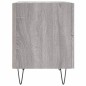 vidaXL Mesitas noche 2 uds madera ingeniería gris Sonoma 40x35x47,5 cm