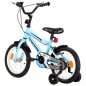 vidaXL Bicicleta para niños 14 pulgadas negro y azul vidaXL Bicicleta para niños 14 pulgadas negro y azul