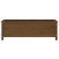 vidaXL Arriate elevado de jardín madera pino marrón miel 119,5x40x39cm vidaXL Arriate elevado de jardín madera pino marrón miel 119,5x40x39cm