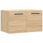 vidaXL Armario de pared madera ingeniería roble Sonoma 60x36,5x35 cm vidaXL Armario de pared madera ingeniería roble Sonoma 60x36,5x35 cm
