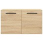 vidaXL Armario de pared madera ingeniería roble Sonoma 60x36,5x35 cm vidaXL Armario de pared madera ingeniería roble Sonoma 60x36,5x35 cm