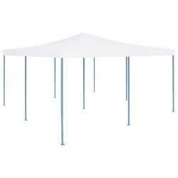 vidaXL Cenador plegable blanco 5x5 m 