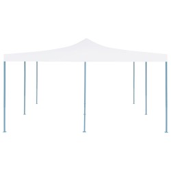 vidaXL Cenador plegable blanco 5x5 m 