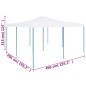 vidaXL Cenador plegable blanco 5x5 m vidaXL Cenador plegable blanco 5x5 m
