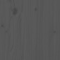 vidaXL Taburetes de jardín 2 uds madera maciza pino gris 40x36x45 cm