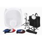 vidaXL Mini estudio fotográfico: 8 fondos, 3 trípodes y 2 lámparas vidaXL Mini estudio fotográfico: 8 fondos, 3 trípodes y 2 lámparas