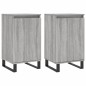 vidaXL Aparadores 2 uds madera de ingeniería gris Sonoma 40x35x70 cm vidaXL Aparadores 2 uds madera de ingeniería gris Sonoma 40x35x70 cm