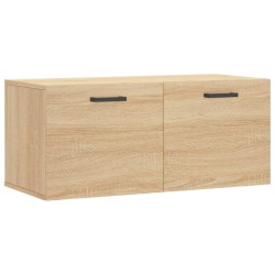 vidaXL Armario de pared madera ingeniería roble Sonoma 80x36,5x35 cm