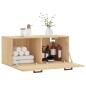 vidaXL Armario de pared madera ingeniería roble Sonoma 80x36,5x35 cm vidaXL Armario de pared madera ingeniería roble Sonoma 80x36,5x35 cm