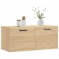 vidaXL Armario de pared madera ingeniería roble Sonoma 80x36,5x35 cm vidaXL Armario de pared madera ingeniería roble Sonoma 80x36,5x35 cm