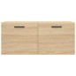 vidaXL Armario de pared madera ingeniería roble Sonoma 80x36,5x35 cm vidaXL Armario de pared madera ingeniería roble Sonoma 80x36,5x35 cm
