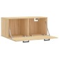 vidaXL Armario de pared madera ingeniería roble Sonoma 80x36,5x35 cm vidaXL Armario de pared madera ingeniería roble Sonoma 80x36,5x35 cm