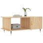 vidaXL Mesa de centro madera contrachapada roble Sonoma 90x50x40 cm vidaXL Mesa de centro madera contrachapada roble Sonoma 90x50x40 cm